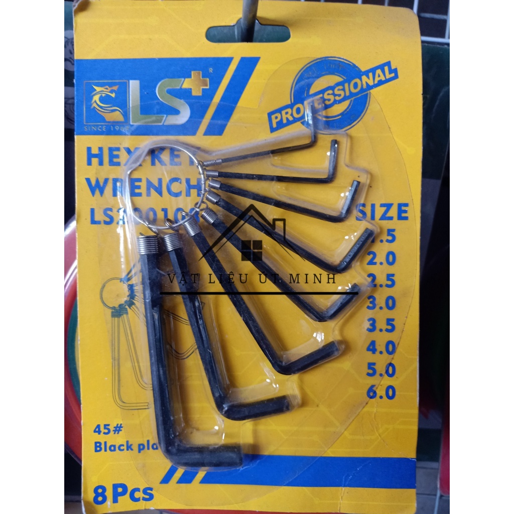Bộ lục giác mini 8 cái đầu bi chất lượng cao, tiện lợi, chính xác, chịu lực tốt, độ bền cao