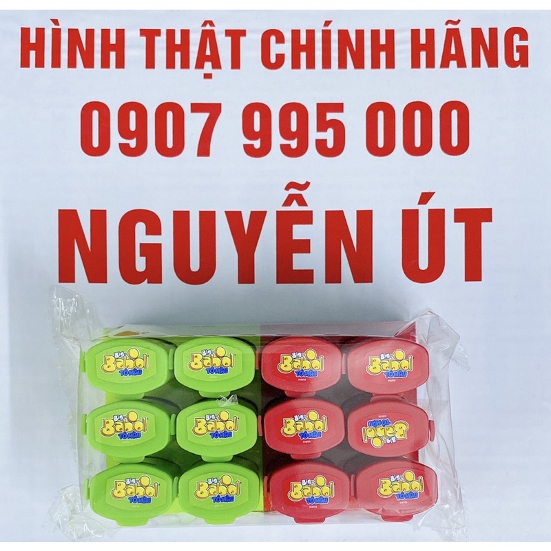 kẹo gum mềm big babol tô màu lốc 12 hủ