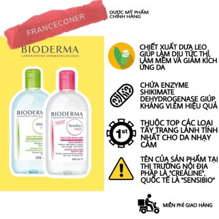 Nước Tẩy Trang Dành Cho Da Nhờn Và Da Mụn Bioderma Sebium H20 500ml