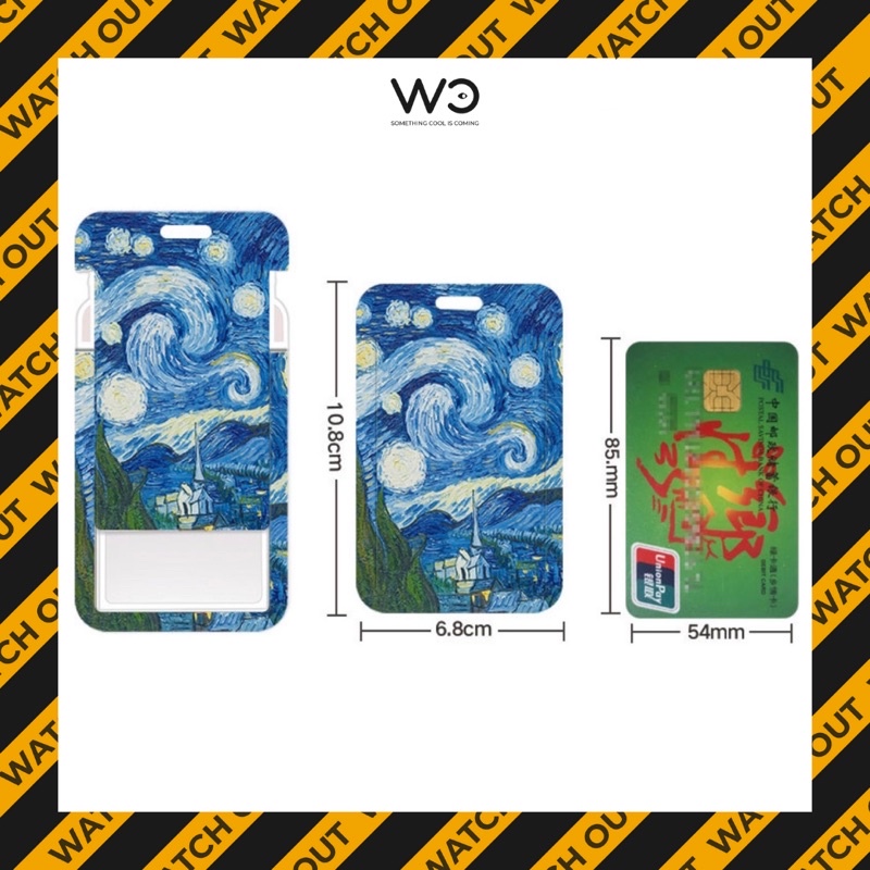 Bộ dây đeo thẻ hoạ tiết Van Gogh | WatchOut