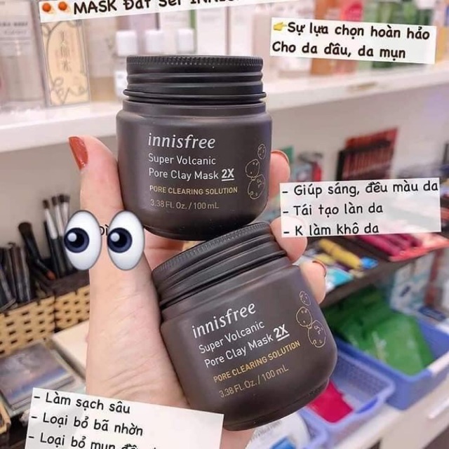 MASK ĐẤT SÉT INNISFREE (DẠNG HŨ