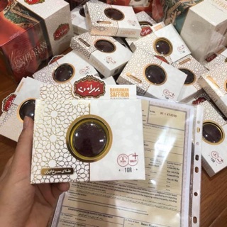 Saffron Bahraman super negin fullbox/ Nhuỵ hoa nghệ tây chính hãng cao cấp 1g