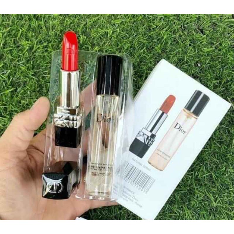 Set 2 món nước hoa và son | Thế Giới Skin Care