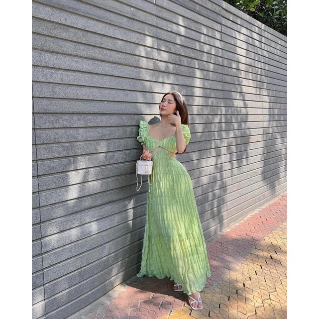 Đầm maxi Mocking có mút siêu HOT HIT