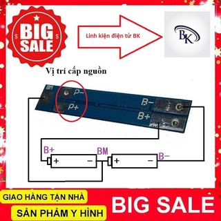 Mạch sạc và bảo vệ pin 2S lithium