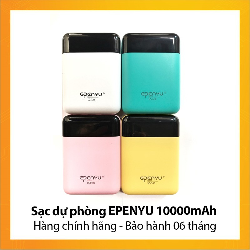 Sạc dự phòng EPENYU 10.000mAh - Hàng chính hãng - Bảo hành 6 tháng