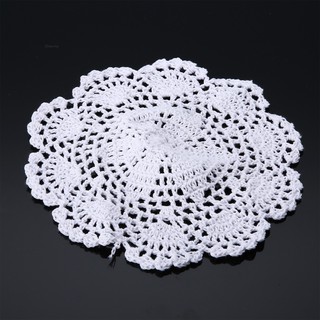 Bộ 3 Miếng Lót Ly Tròn 20cm Họa Tiết Hoa