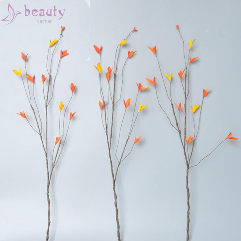 Cành cây lá phong nhân tạo thân gỗ khô để trang trí