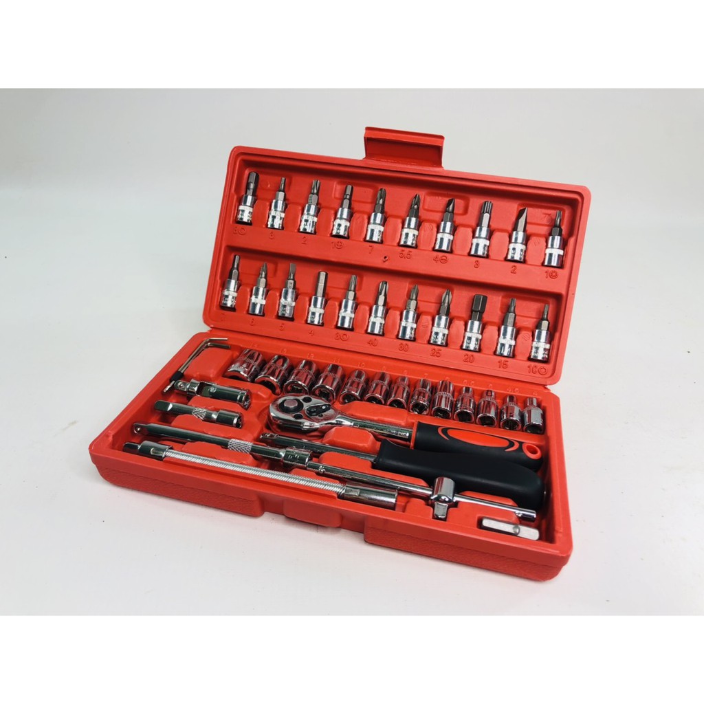 Bộ Dụng Cụ Sửa Chữa Đa Năng 46pcs (Tặng Dao Dọc Giấy)