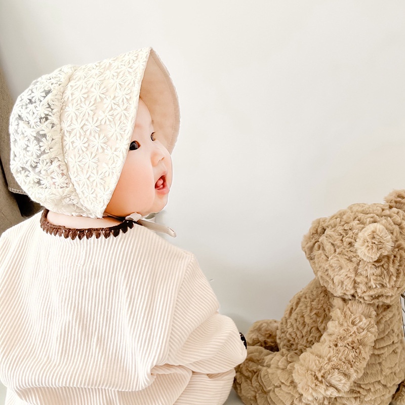 Mũ Chống Nắng Thiết Kế Siêu Dễ Thương Phong Cách Lolita Thời Trang Mùa Hè Cho Trẻ Em