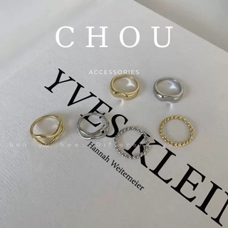 Set 3 Nhẫn Retro | CHOU ACCESSORIES |