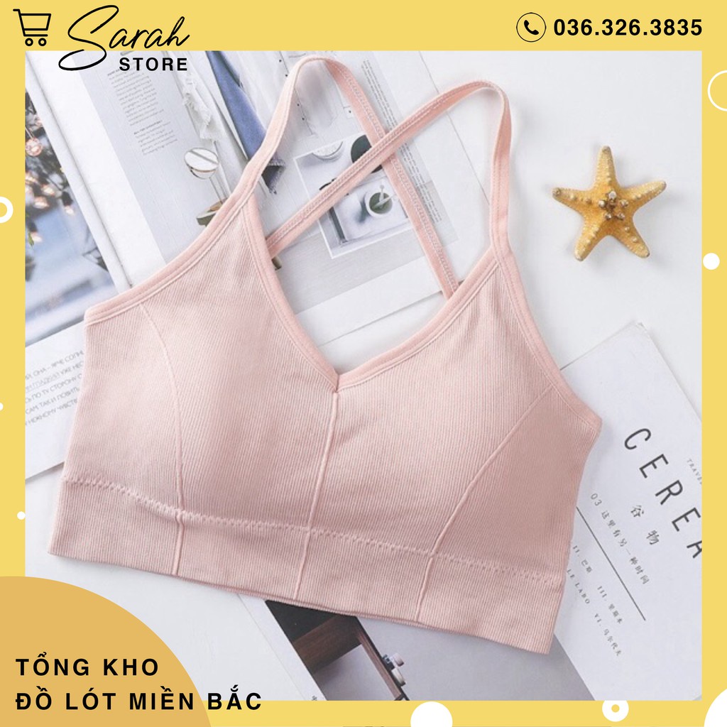 Áo Bra Dây Chéo Đệm Bàn Tay 2020 gym yoga Phiên Bản Kết Hợp | BigBuy360 - bigbuy360.vn