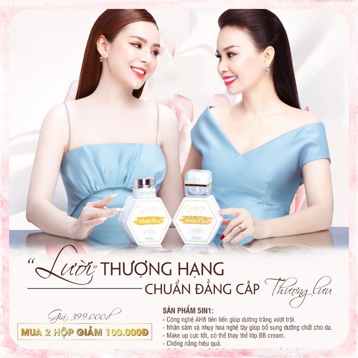 Kem dưỡng trắng da 🚛FREESHIP🚛 Face Lười Thượng Hạng Queenie Skin 35gr (nhân sâm + hoa nhụy nghệ tây)