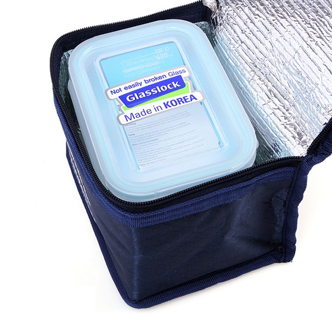 Bộ Lunch set 2 hộp thủy tinh 400ml Glasslock