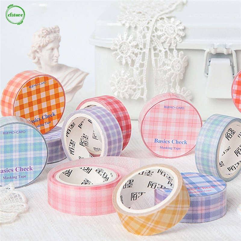 Băng Dính Washi Tape 15mm Trang Trí Đa Năng
