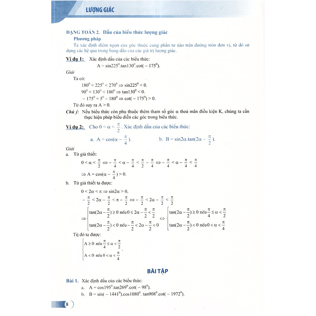 Sách: Phương Pháp Giải Các Dạng Toán THPT - Lượng Giác