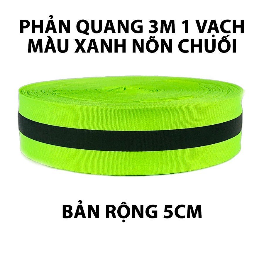 Cuộn,băn phản quang vải kẻ sọc 100m