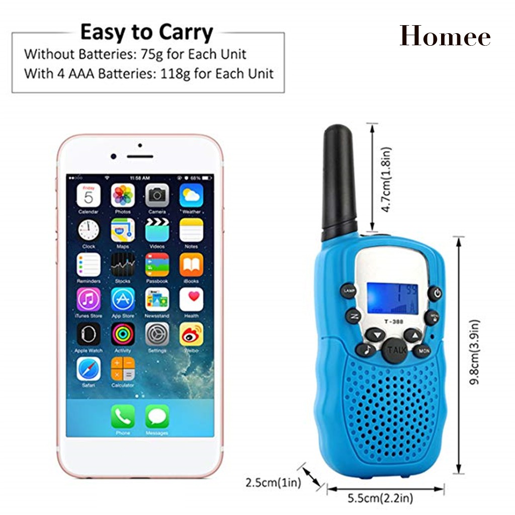 Bộ Đàm Walkie Talkies Cho Trẻ Em Và Người Lớn