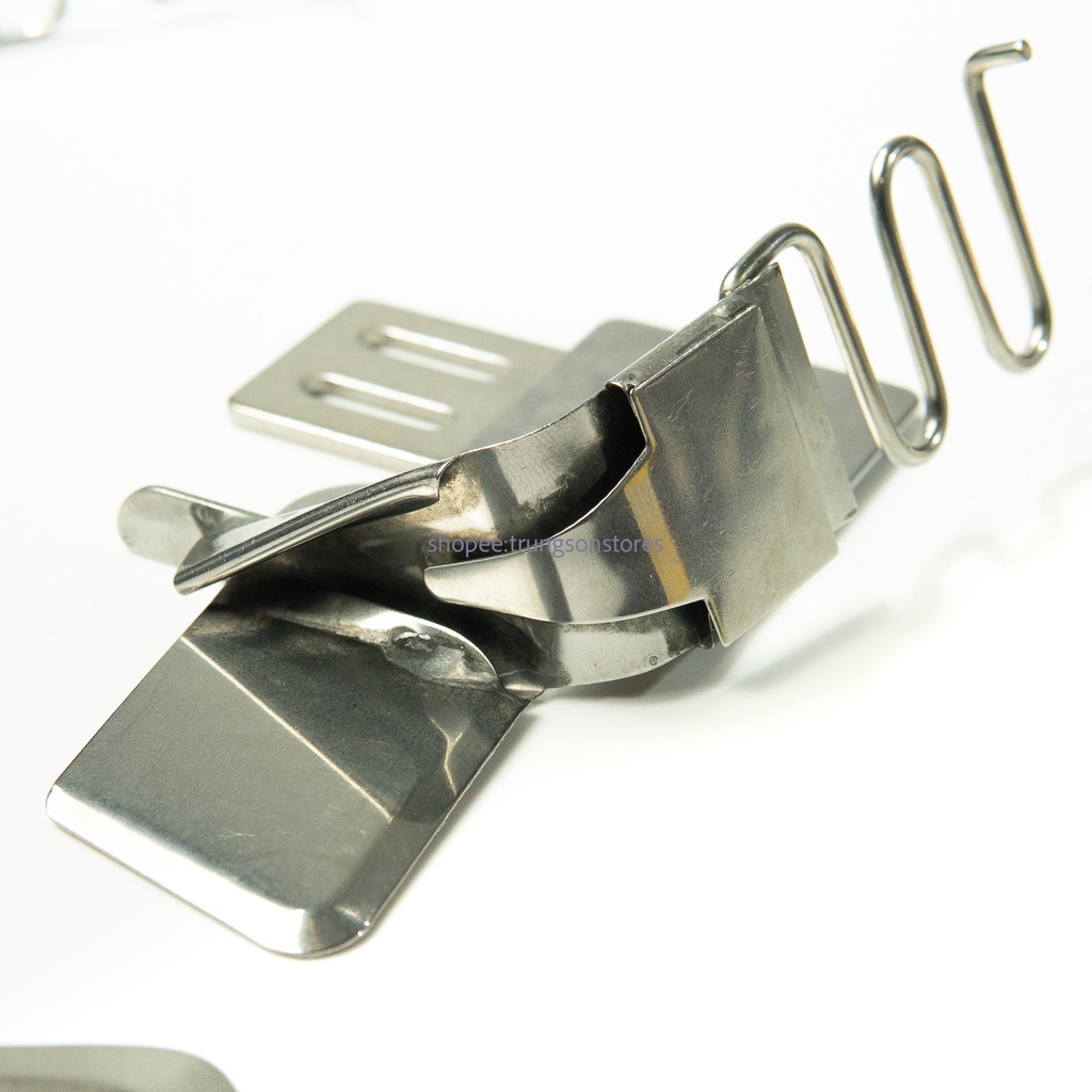 cữ viền DAYU 124 gập đôi viền chun , thun viền chăn ga , viền chun kẹp máy may 1 kim công nghiệp jack , siruba , juki ..