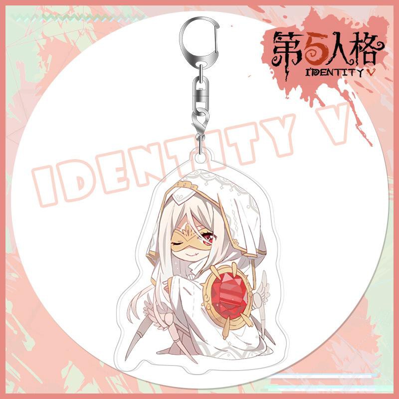 (Mica trong acrylic M2) Móc khóa Identity V Nhân cách thứ năm in hình anime chibi