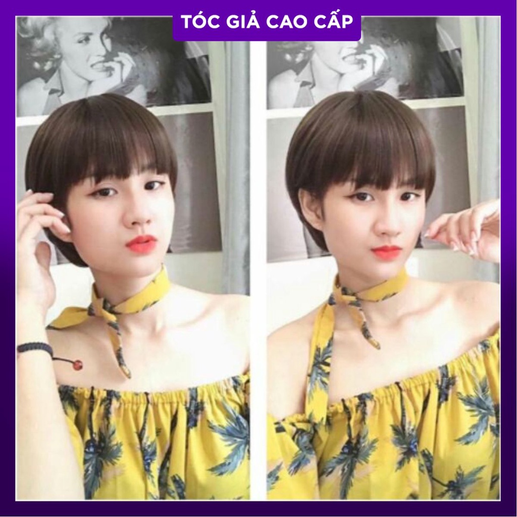 Tóc nguyên đầu tomboy hình thật