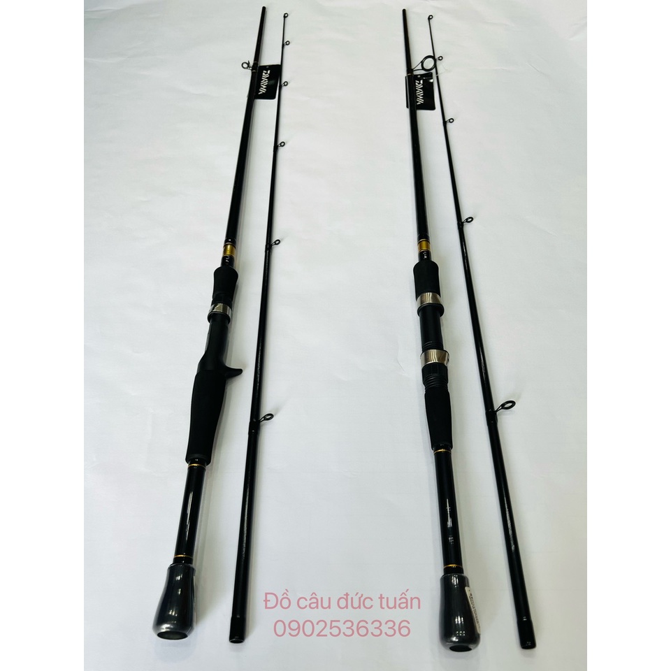 cần câu lure Daiwa Sweepfire Black - máy đứng máy ngang 2m1 - 702MH