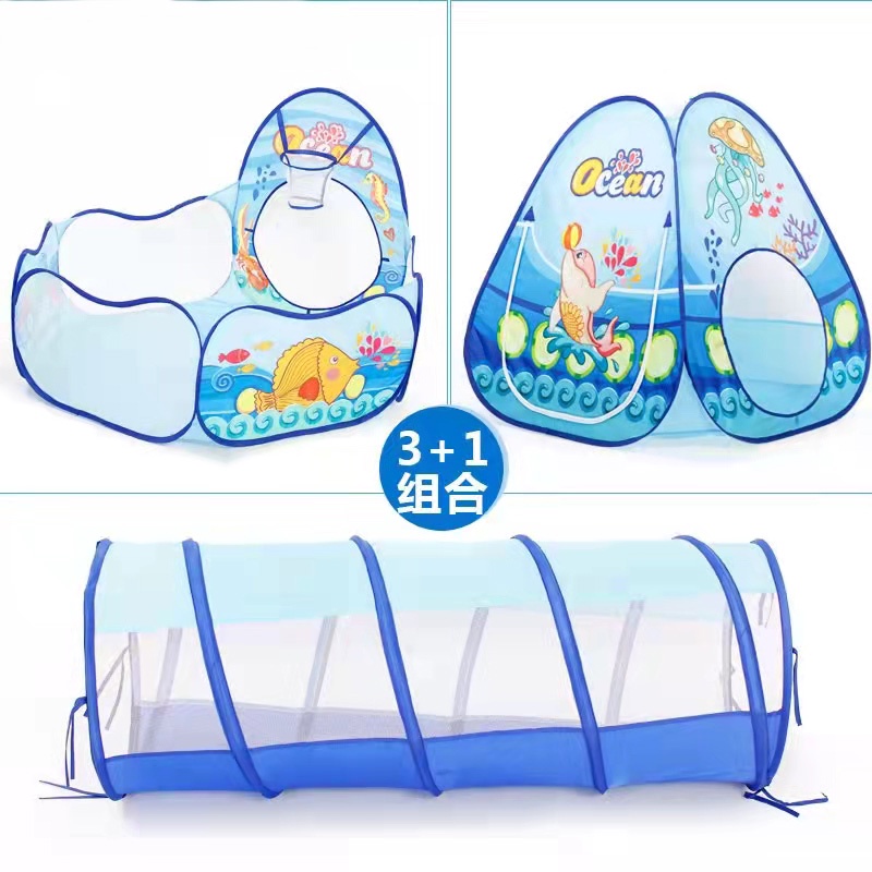 Quây banh kiểu khu vui chơi 3 khoang 2022 New