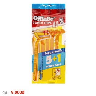 Dao cạo râu Gillette Super Thin Long Handle