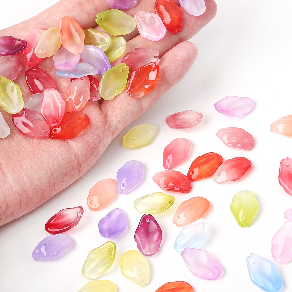 Mới Cánh Hoa Thủy Tinh Dùng Làm Trang Sức DIY