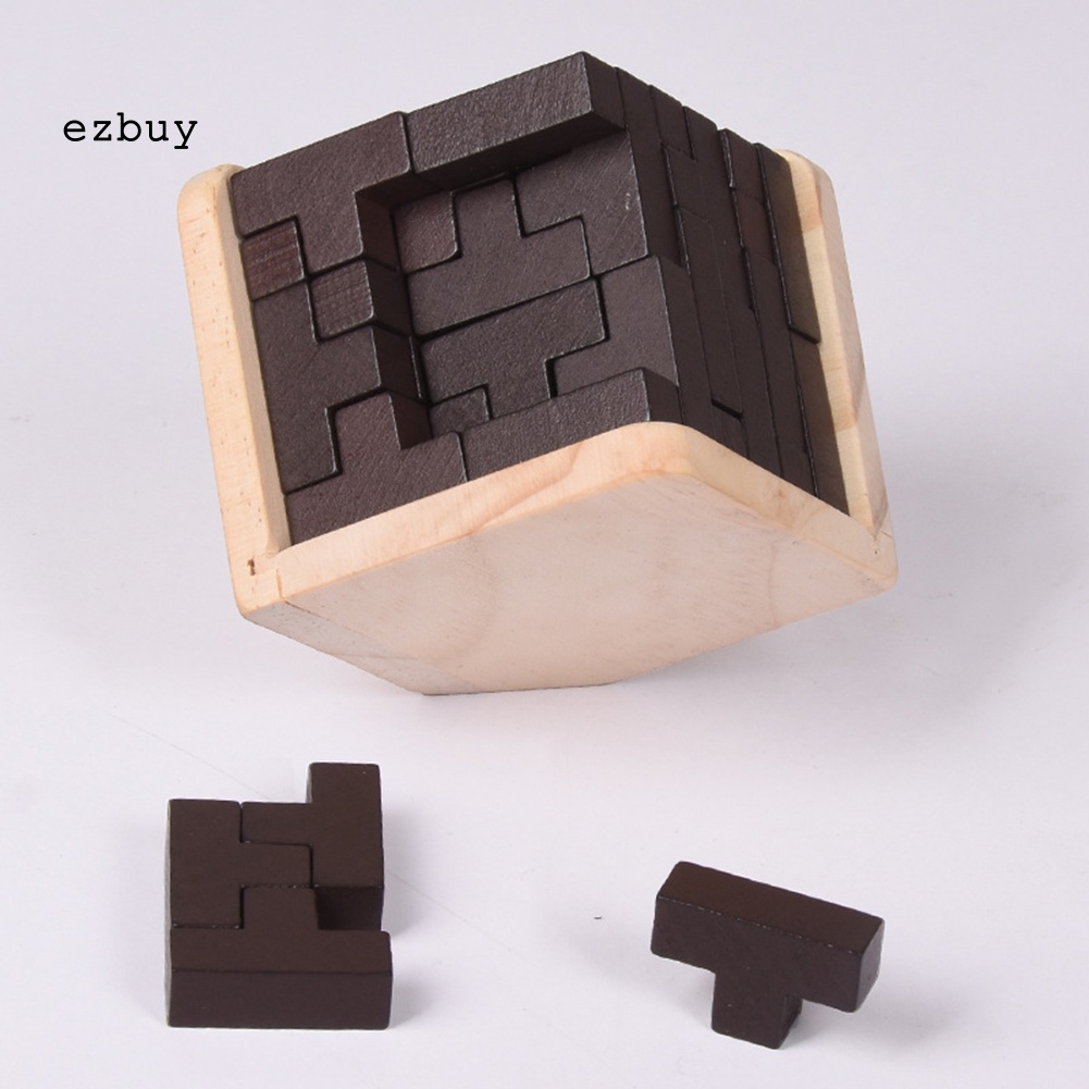 Set 54 Khối Gỗ 3D Lắp Ghép Rèn Luyện Trí Não