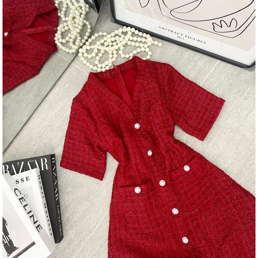 ĐẦM BỐ ĐỎ CỔ V