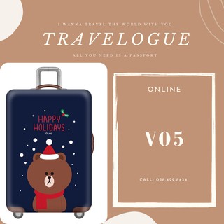 Vỏ bọc vali - Áo trùm vali - Bao vali chống trầy xước ❤️FREESHIP ❤️ ORDER ❤️