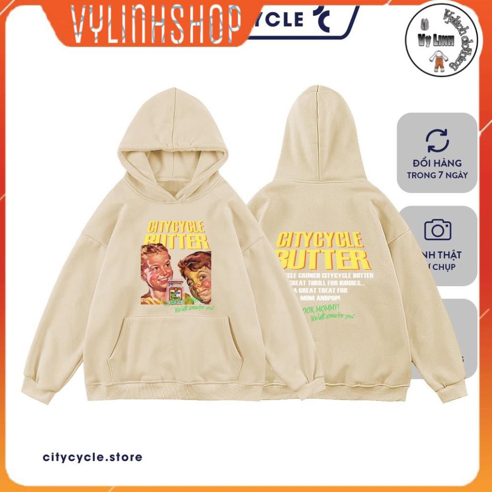 Hoodie Nam VYLINHSHOP Áo hoodie local brand butter City Cycle dài tay có mũ form rộng unisex Dày Ấm Nhiều Màu