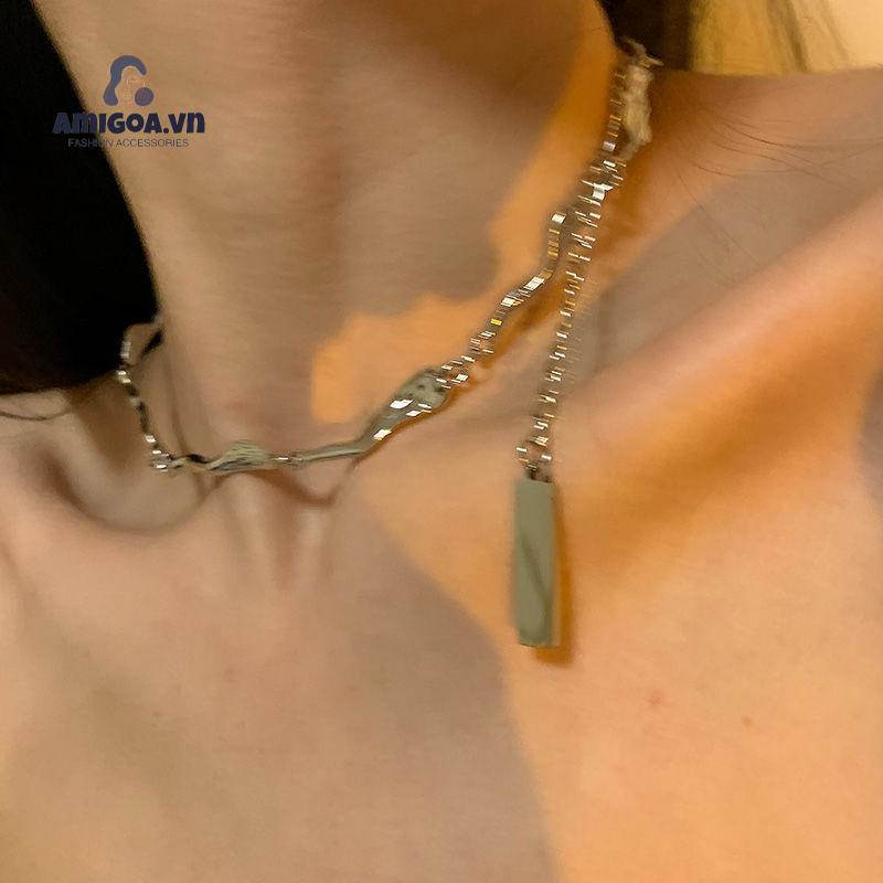 ✨✨Vòng cổ Thép Titan Phong Cách Hip Hop Thời Trang Cá Tính Cho Nữ