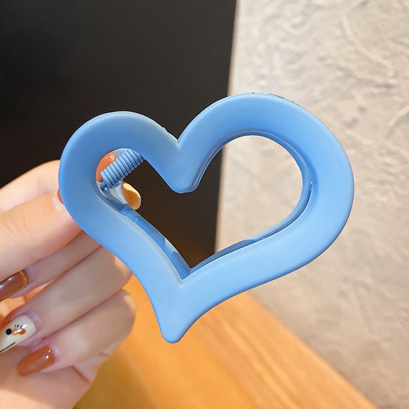 Kẹp Tóc Hình Trái Tim Nhiều Màu Sắc Phong Cách Hàn Quốc Dành Cho Nữ