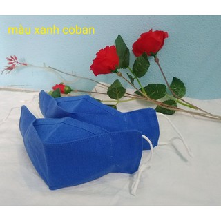 KHẨU TRANG 3D VẢI LINEN
