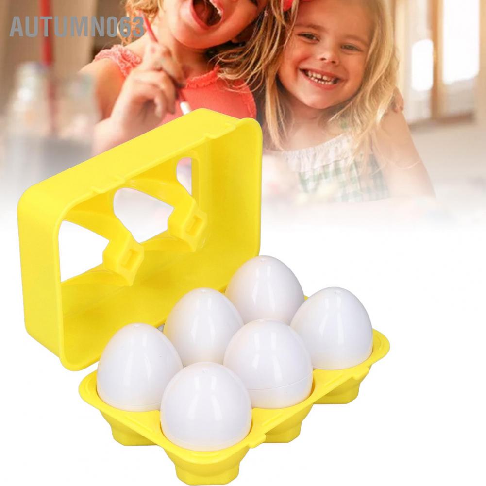 Đồ chơi lắp ráp hình quả trứng giúp bé tập nhận thức về hình dáng và màu sắc dùng làm quà giáng sinh/dịp lễ Autumn063