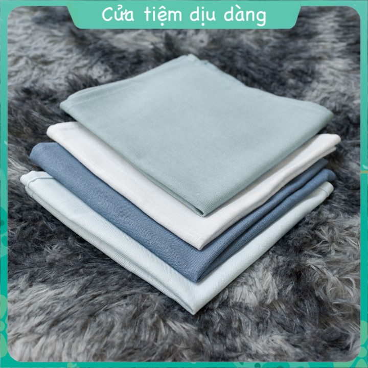 Khăn tay nam ( khăn mùi xoa) chất liệu linen (đũi) dành cho nam giới - ưu điểm nhỏ gọn, nhẹ và mềm mại