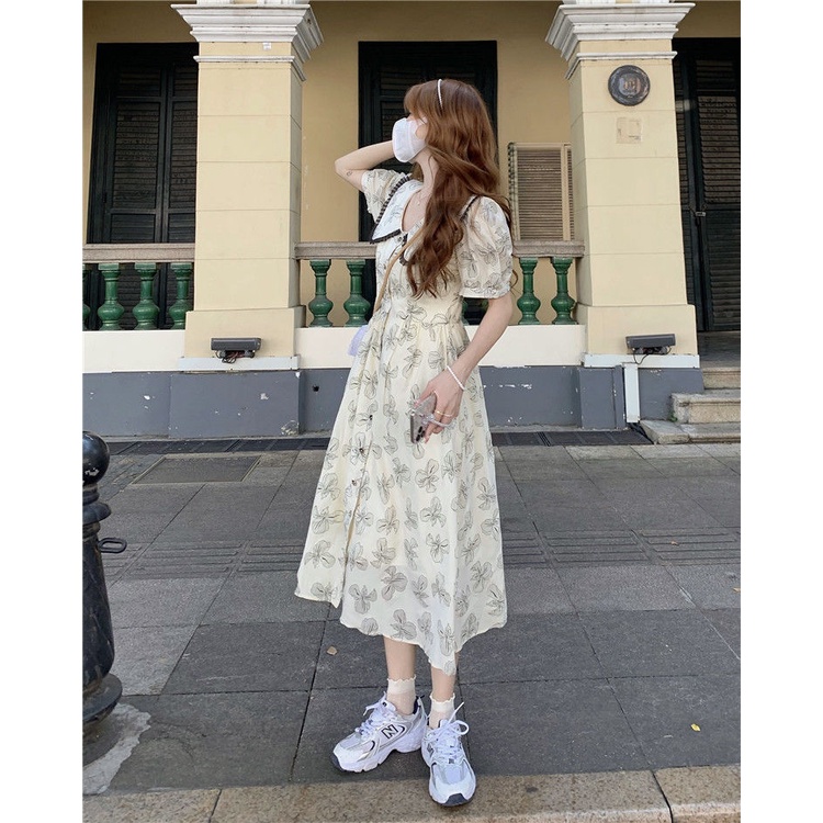 Đầm Lửng Thiết Kế Mới Thời Trang Mùa Hè Theo Phong Cách Hàn Quốc Cho Nữ 2022