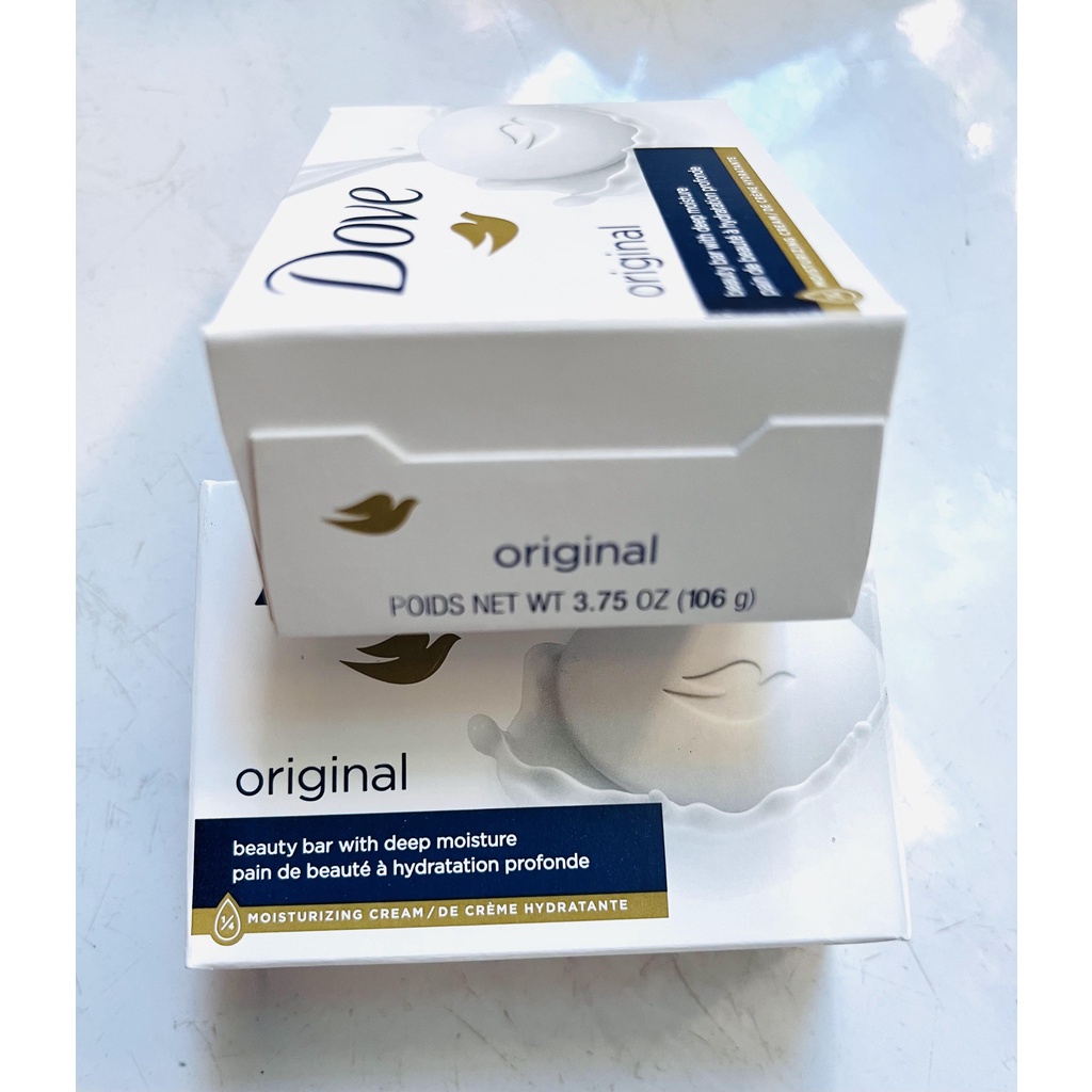 Xà phòng cục Dove Original Beauty Bar 106g - Sản xuất Canada - Có lựa chọn