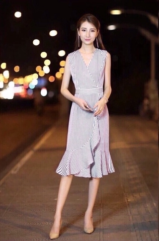 Đầm body đuôi cá _ kèm ảnh sp thật