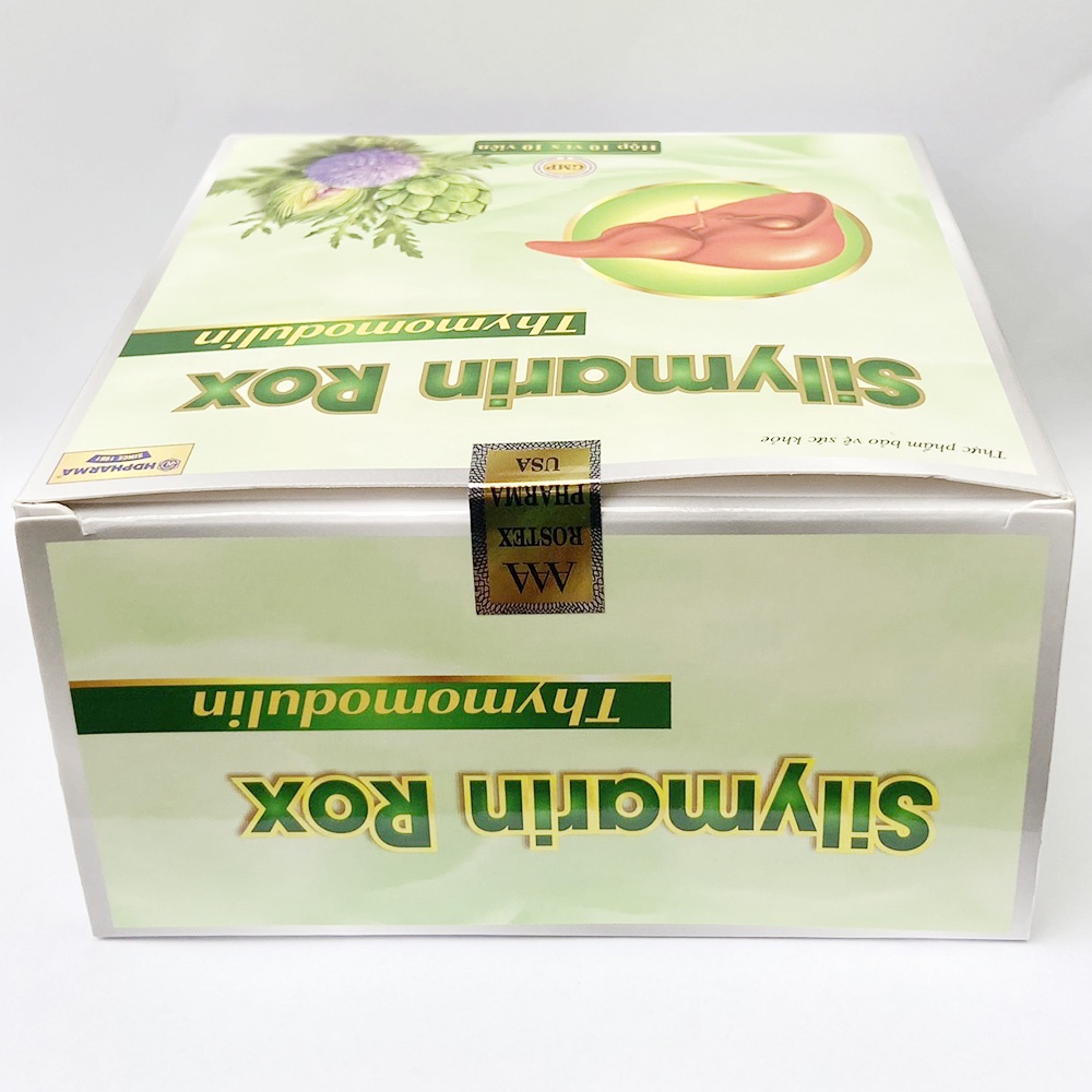 Silymarin Rox hỗ trợ giải độc gan, bổ gan, hạ men gan HD Pharma (Hộp100 viên)