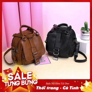 [ MỚI ] Balo Nữ Kiêm Túi Đeo Vai ( Thời Trang - Cá Tính )