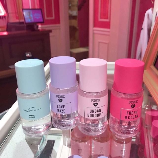 Nước Hoa Toàn Thân VICTORIA’S SECRET PINK Brume Pour Le Corps Body Mist Dạng Xịt 75ml