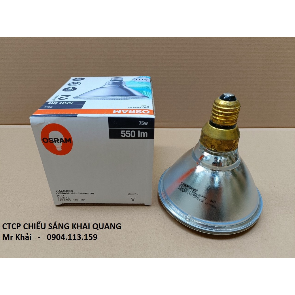Bóng đèn halogen PAR 38 75W E27 Osram