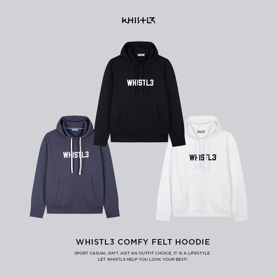 [NEW] Áo Hoddie WHISTL3 ComFy Felt Thể Thao Thường Ngày Chất Liệu Nỉ Dày Dặn In 2D Siêu Bền Thoải Mái Dễ Phối Đồ