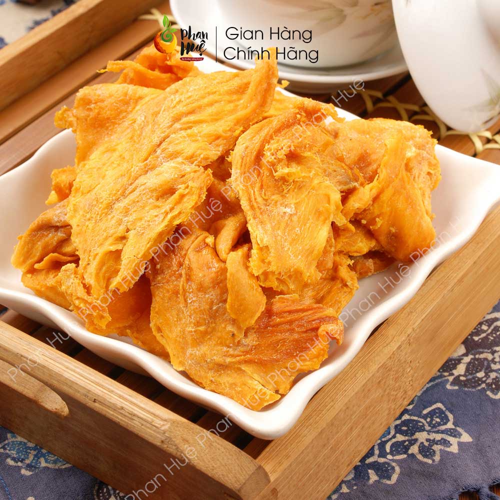 Xoài sấy dẻo chua ngọt Phan Huệ thơm ngon không đường 100g 300g 500g - Ô Mai Phan Huệ