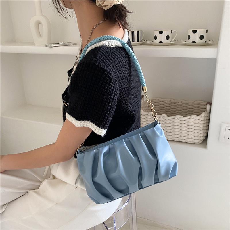 Thời Trang Túi Xách Đeo Vai Hình Vuông Cỡ Nhỏ Thiết Kế Xinh Xắn Cho Nữ