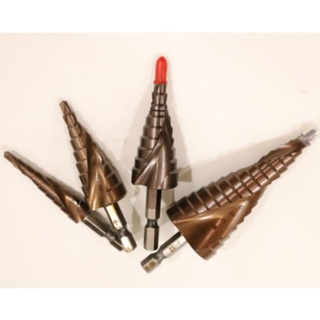 Mũi Khoan Tháp - HSS M35 COBAN Phủ TITANIUM CHUÔI TRÒN 10MM - HÀNG CAO CẤP CHUYÊN THÉP, INOX - MKT