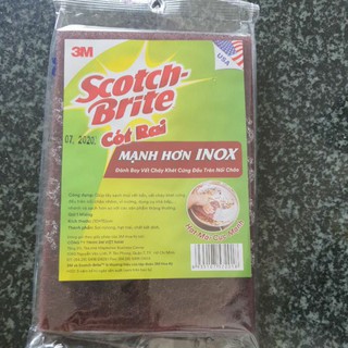Miếng Cước cọ rửa Scotch Brite 3M Mạnh hơn inox (10x15cm)